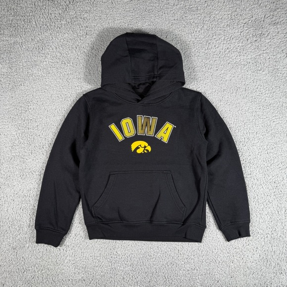 Gen2 Other - Iowa Hawkeyes Hoodie Youth Medium Black NCAA University Sweatshirt w/Facemask
